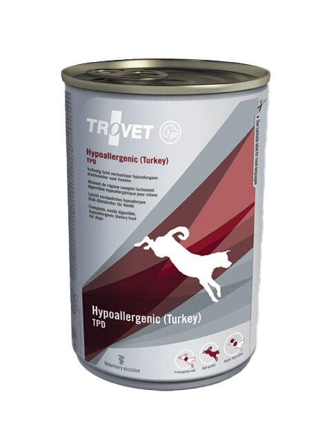 Trovet pes TPD Hypoallergenic konzerva krůta 400 g