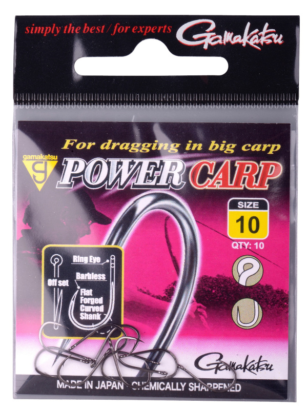 Gamakatsu háčky power carp ring eye-velikost 14