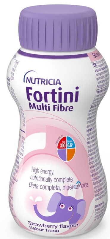 Fortini pro děti s vlákninou jahod.př.sol.1x200ml