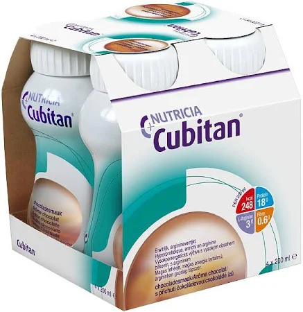 CUBITAN s příchutí čokoláda 4x200 ml