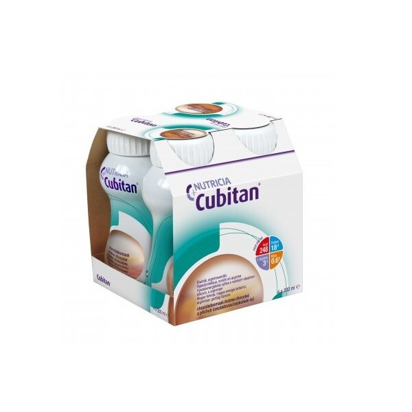 CUBITAN s příchutí čokoláda 4x200 ml