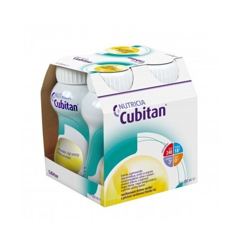 CUBITAN s příchutí vanilka 4 x 200 ml