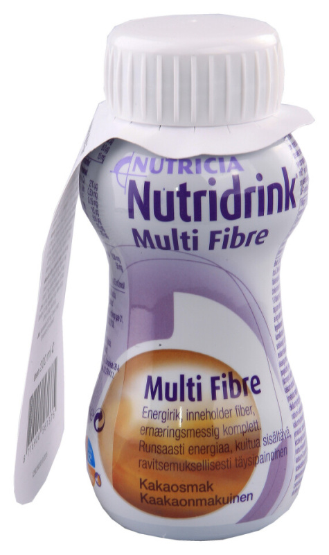 Nutridrink Multi Fibre s příchutí čokoládovou 200 ml