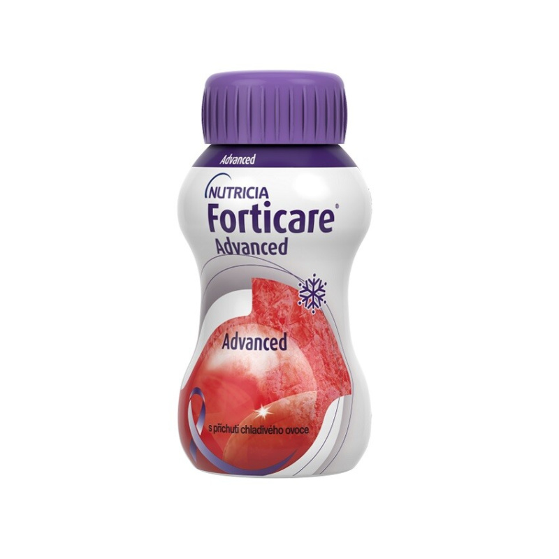 FORTICARE Advanced příchuť chladivého ovoce 4 x 125 ml