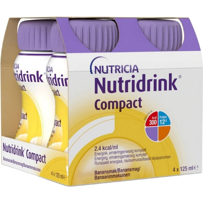 Nutridrink Compact s přích.banán 4x125ml