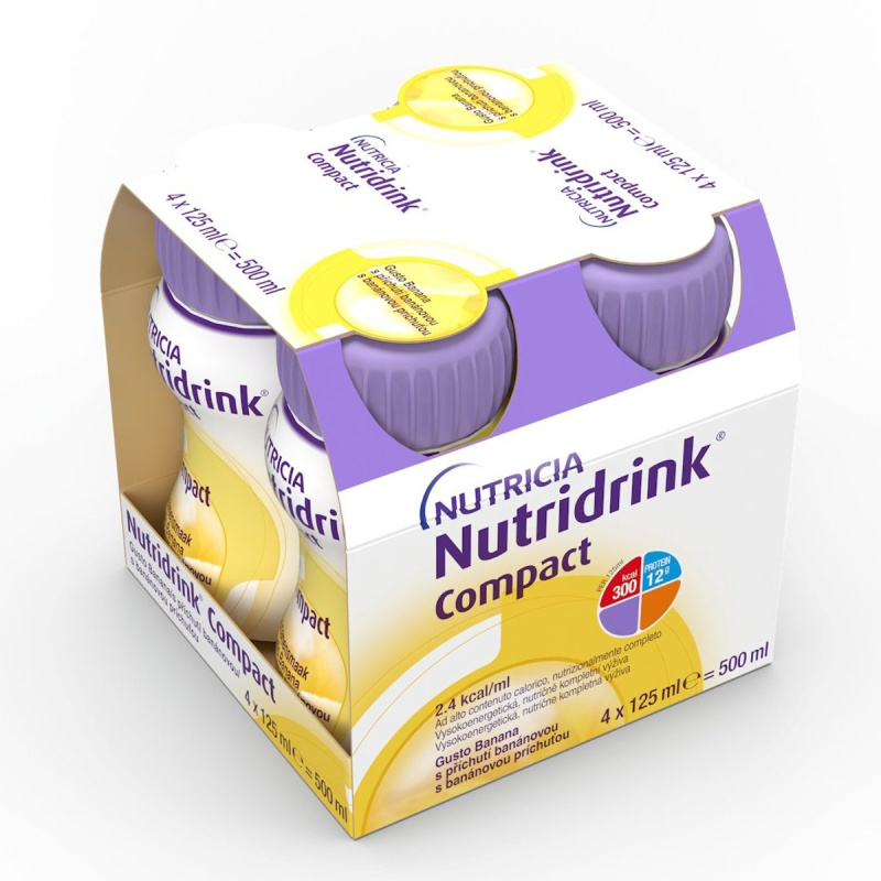 Nutridrink Compact s přích.banán 4x125ml