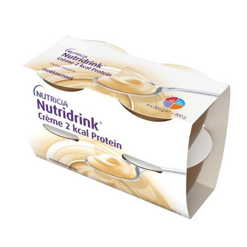 NUTRIDRINK Creme 2 kcal Protein příchuť kávy 4 x 200 ml