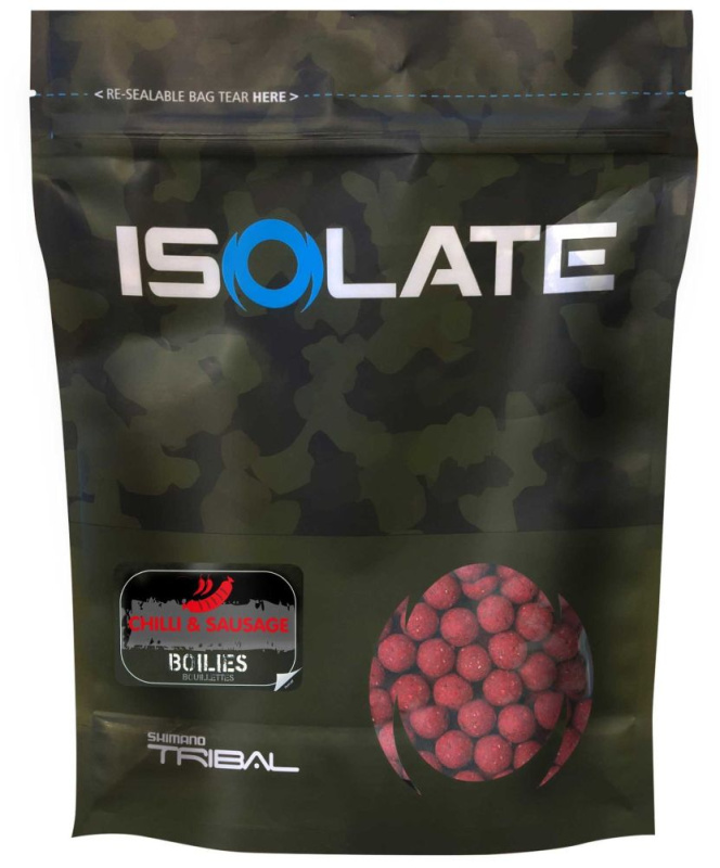 Shimano boilies isolate chilli sausage - 3 kg 24 mm