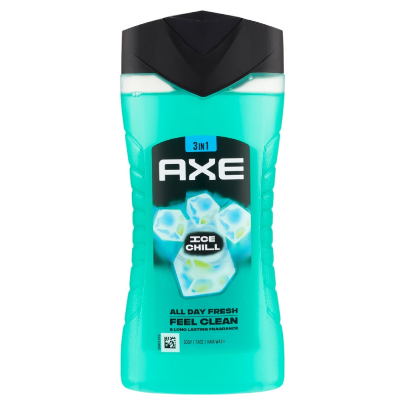 Axe Ice Chill osvěžující sprchový gel 3 v 1 250 ml