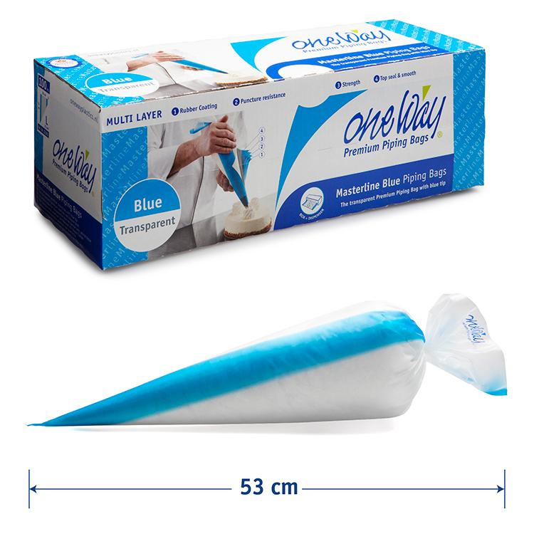 One Way Plastics One Way Cukrářský sáček Masterline Blue L (53x28cm) 100ks
