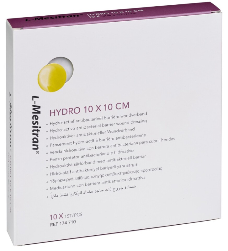 L-MESITRAN Hydro 10x10 cm 10 ks