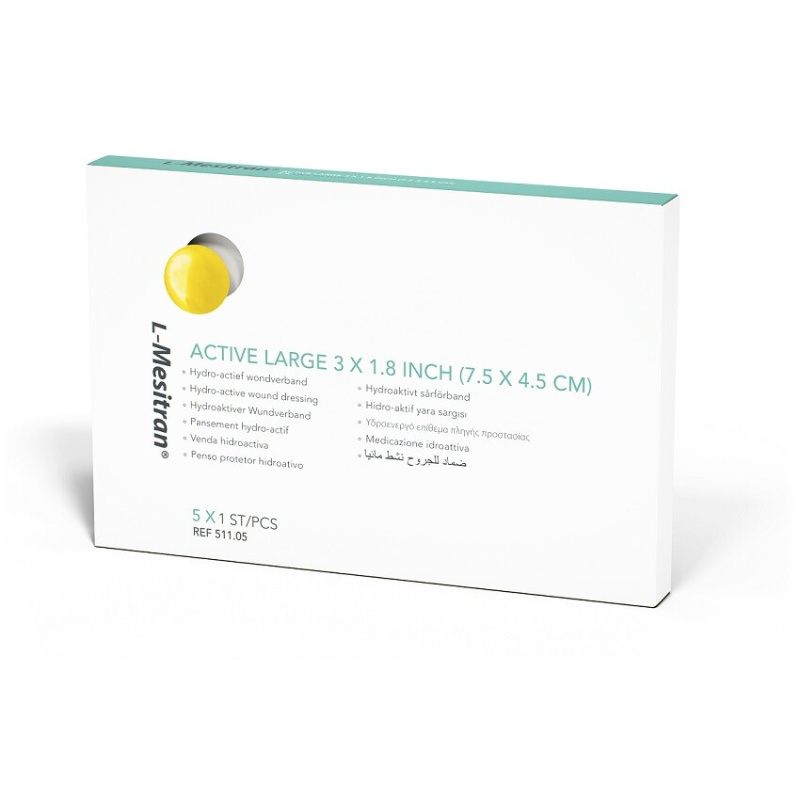 L-MESITRAN Active Large léčivá náplast 7.5 x 4.5 cm 5 kusů