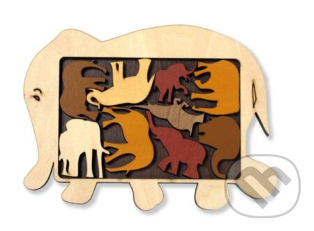 RECENTTOYS Elephant Parade - hra z kategorie Domino, hlavolamy