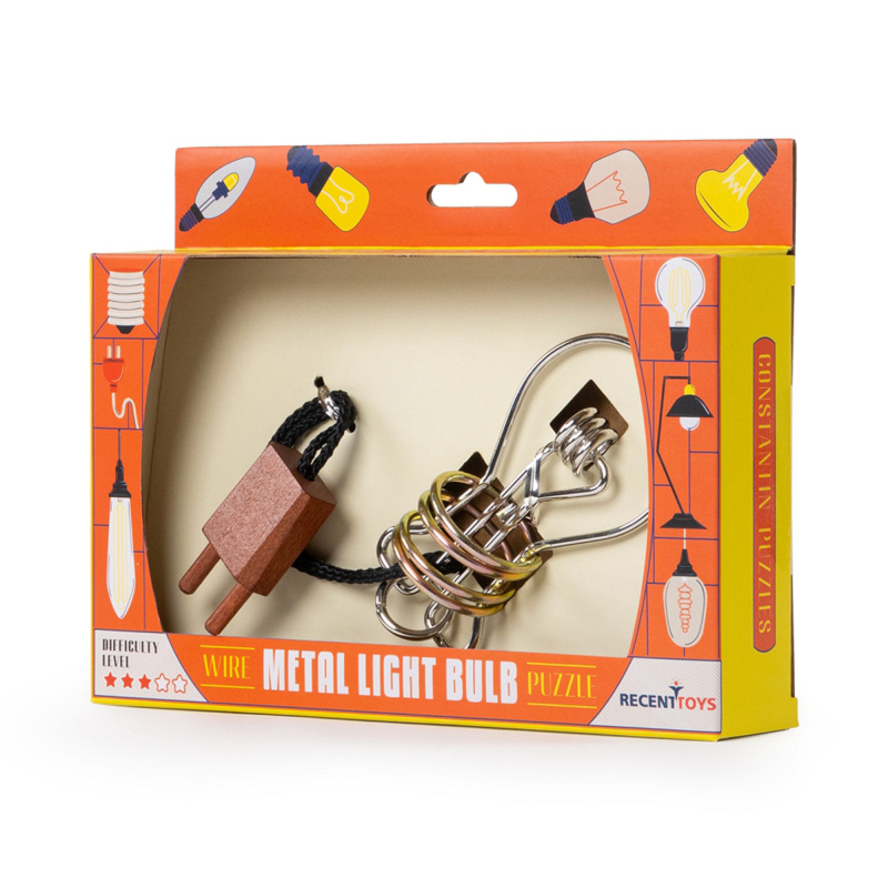 RECENTTOYS Metal Light Bulb - hlavolam