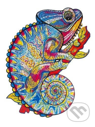 Recenttoys dřevěné puzzle - chameleon