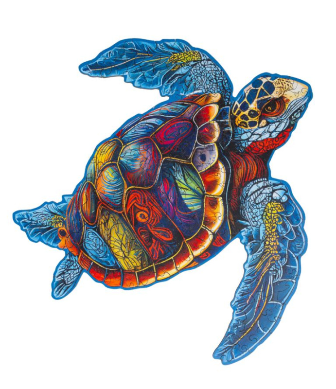 Recenttoys dřevěné puzzle - želva