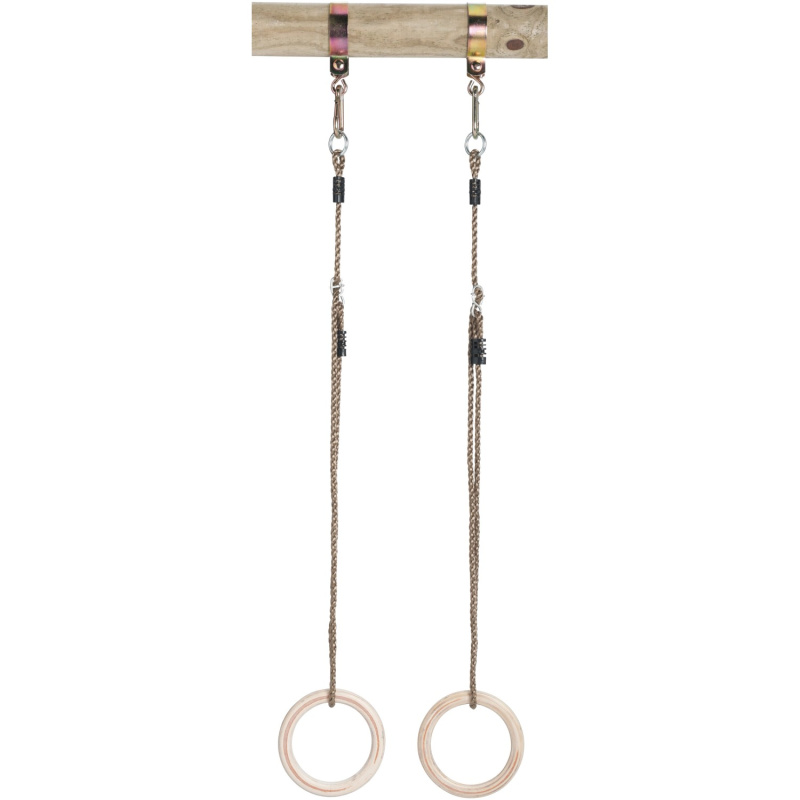 SwingKing Gymnastické kruhy dřevěné