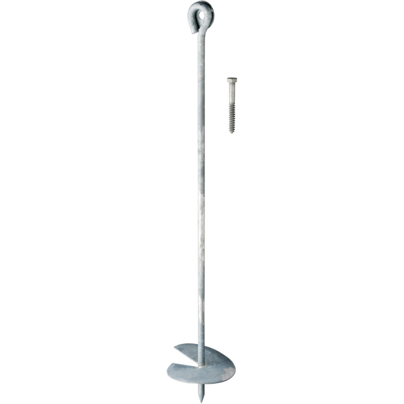SwingKing Základní kotva do země se šroubem, 50 cm