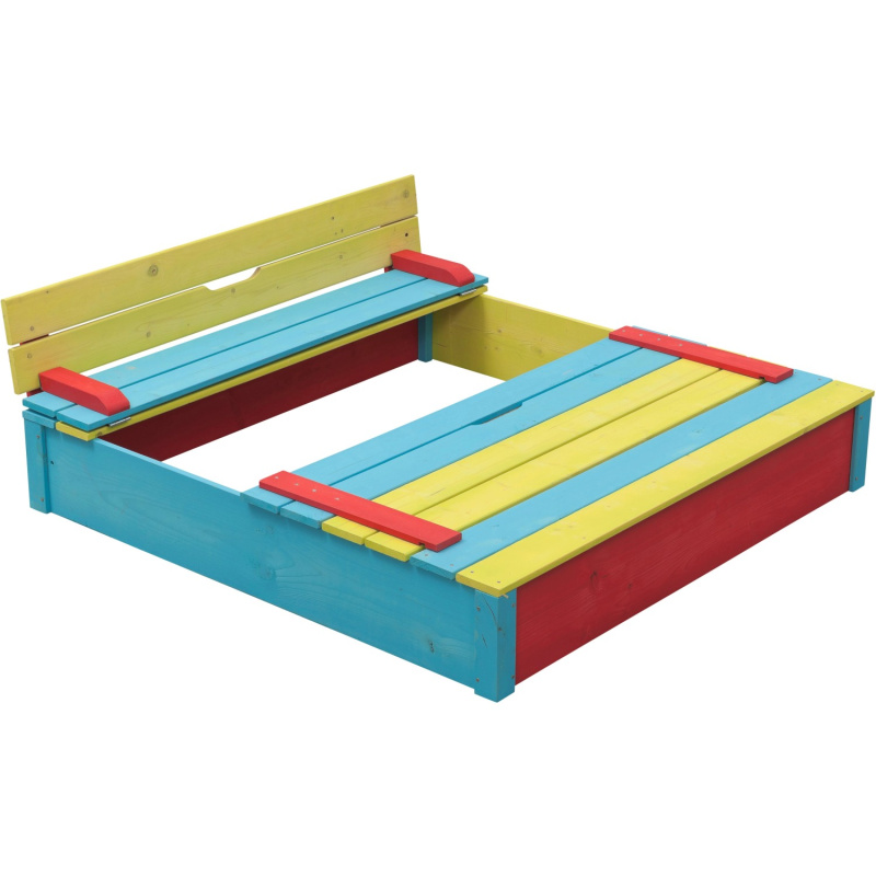 SwingKing Pískoviště Sepp, pestrobarevné, 120 x 120 cm