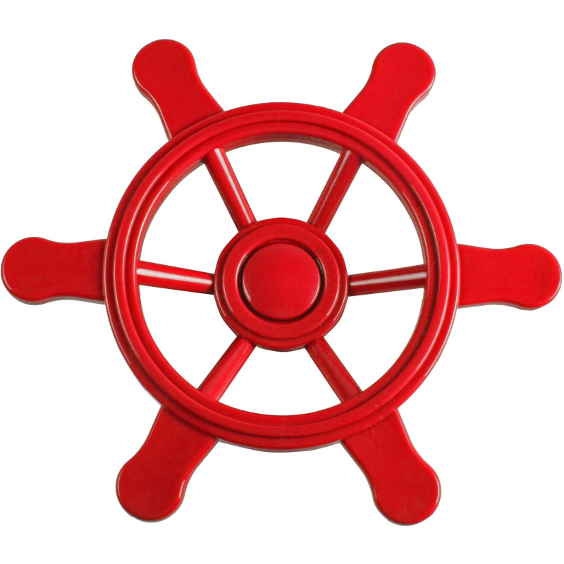 SwingKing Pirátské kormidlo červené, pr. 21,5 cm