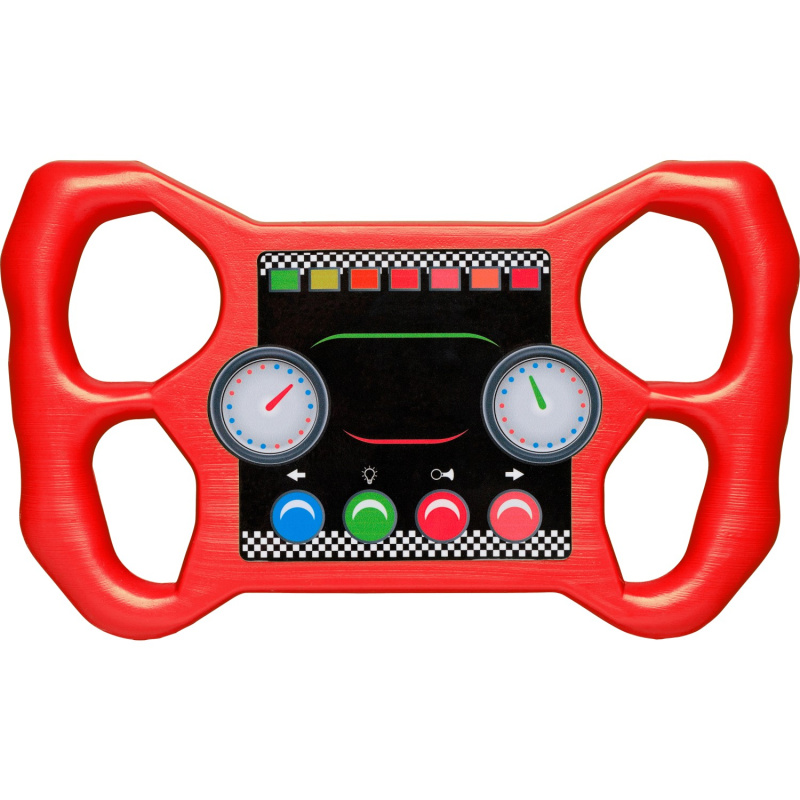 SwingKing Závodní volant červený, 30 x 18 x 2,6 cm