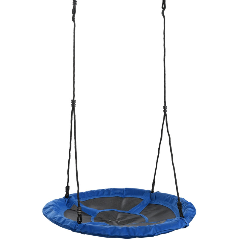 SwingKing Houpací hnízdo, plátno, modrá, pr. 98 cm