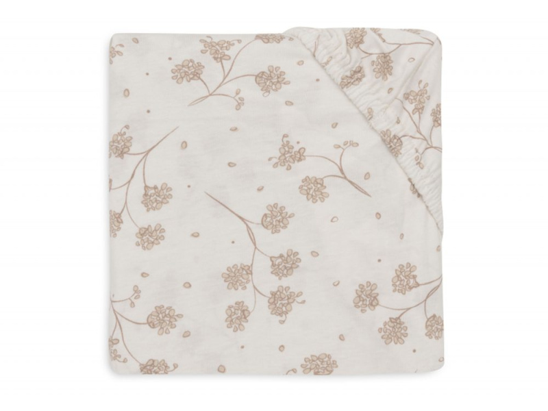 Jollein Prostěradlo napínací 120x60 cm Leafy Dreams