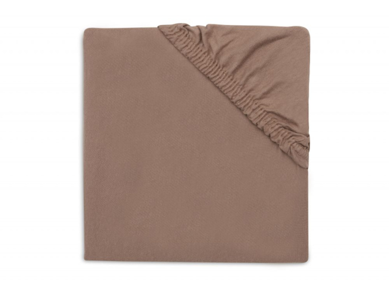 Jollein Prostěradlo napínací 120x60 cm Milky Coffee