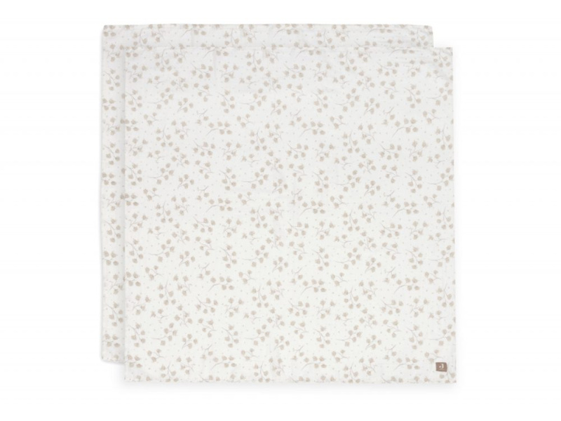 Jollein Pleny zavinovací 2ks 115x115 cm Leafy Dreams