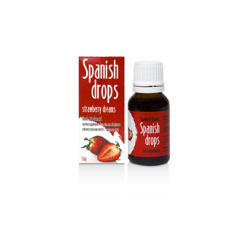Španělské mušky s příchutí jahod 15ml