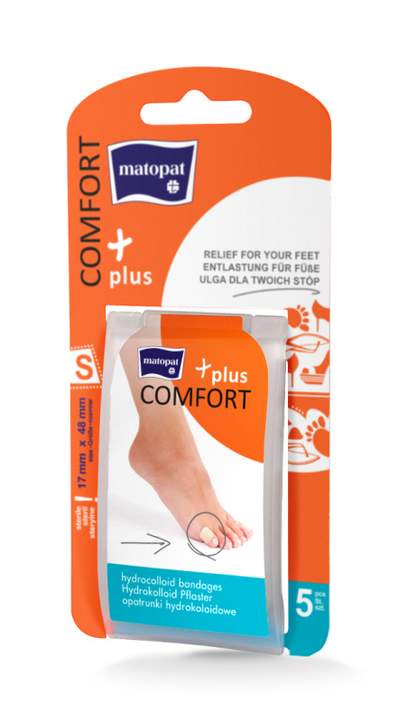 MATOPAT Comfort Plus hydrokoloidní náplast S 17 x 48 mm 5 kusů