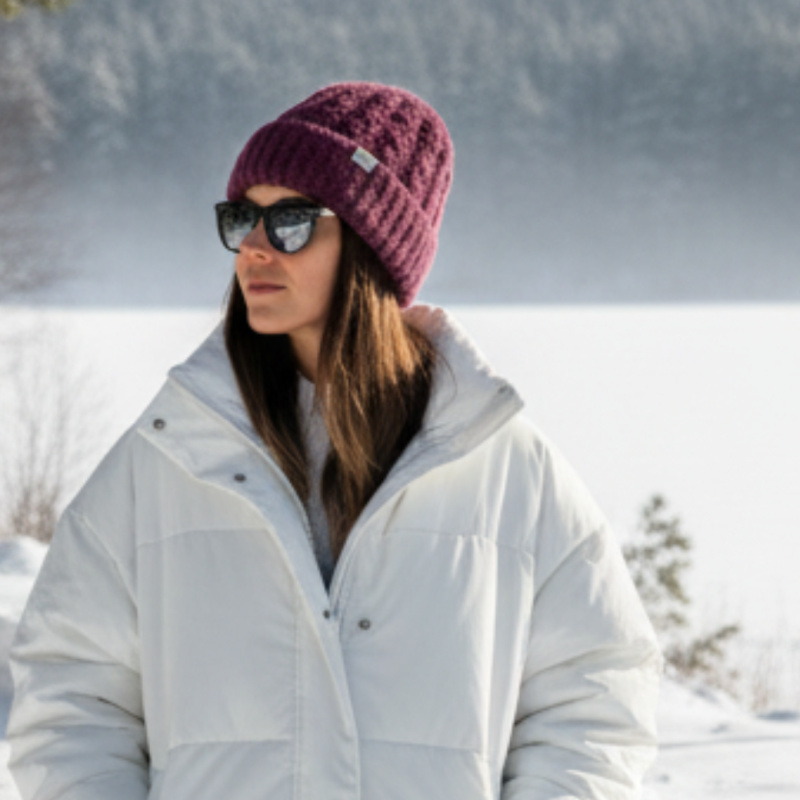 BARTS Zimní čepice Tangalle - Aubergine