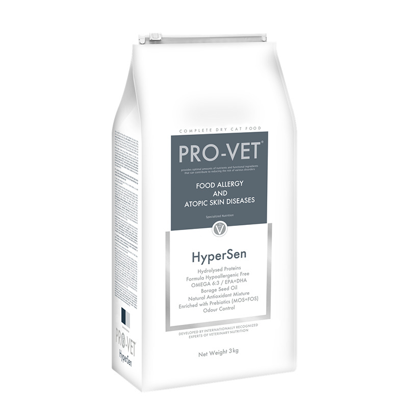 PRO-VET Hypersen granule pro kočky s potravinovou alergií a atopií 3 kg