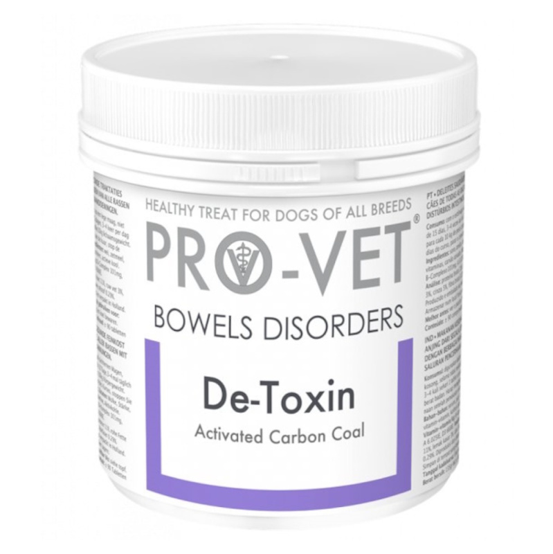 PRO-VET DE-TOXIN S AKTIVNÍM UHLÍM 90tbl.