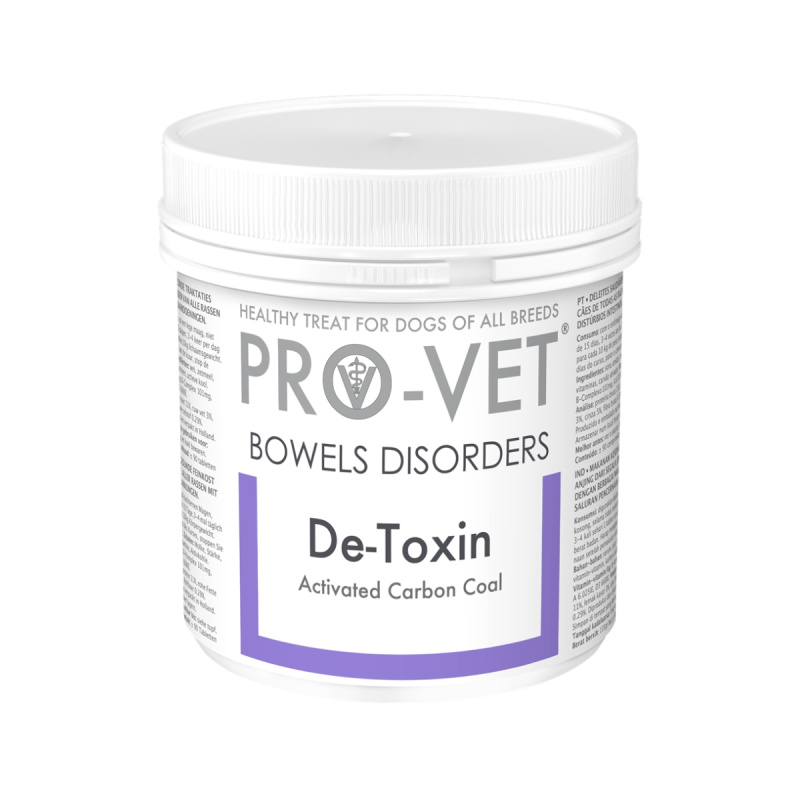 PRO-VET DE-TOXIN S AKTIVNÍM UHLÍM 90tbl.