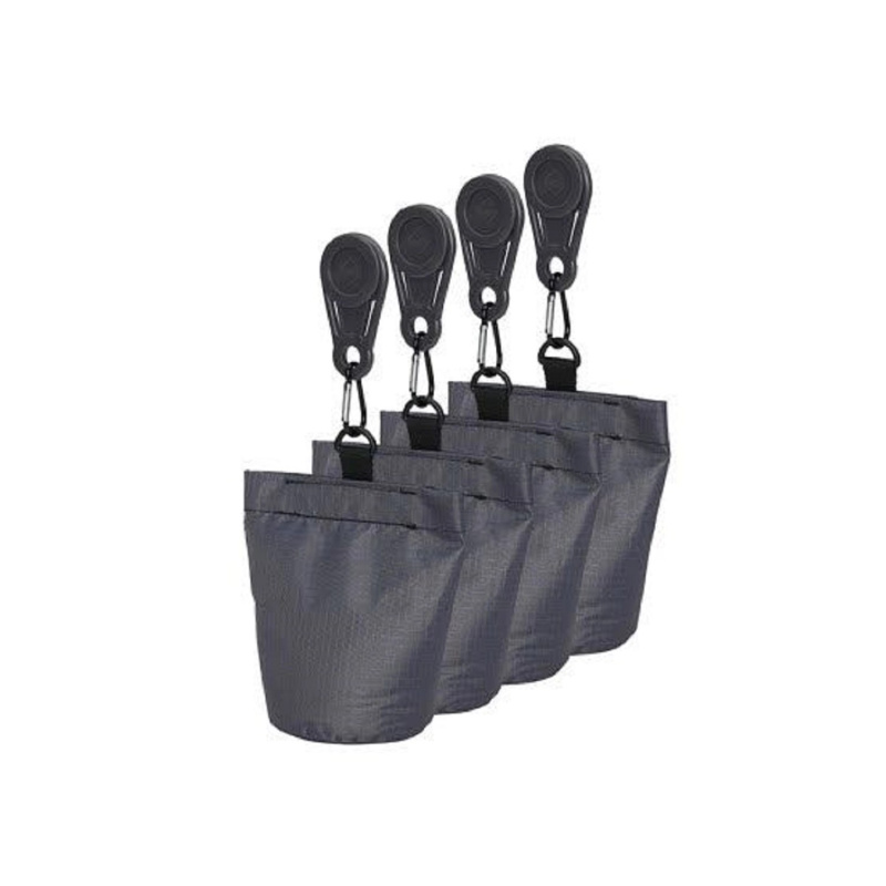 Vaky na napnutí ochranného krytu na zahradní nábytek, 4 ks