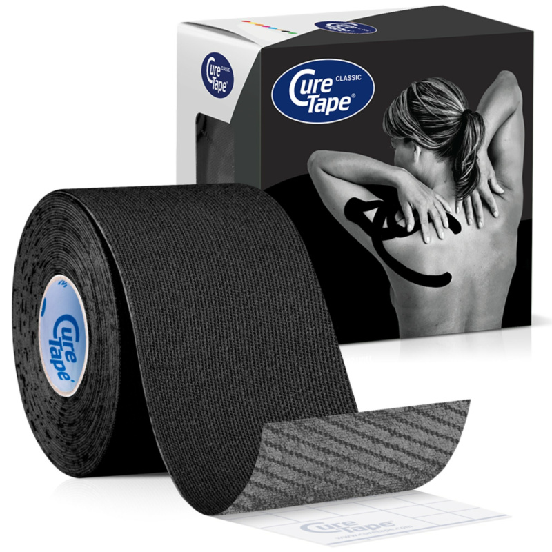 CureTape Classic 5 cm x 5 m kineziologický tejp černý
