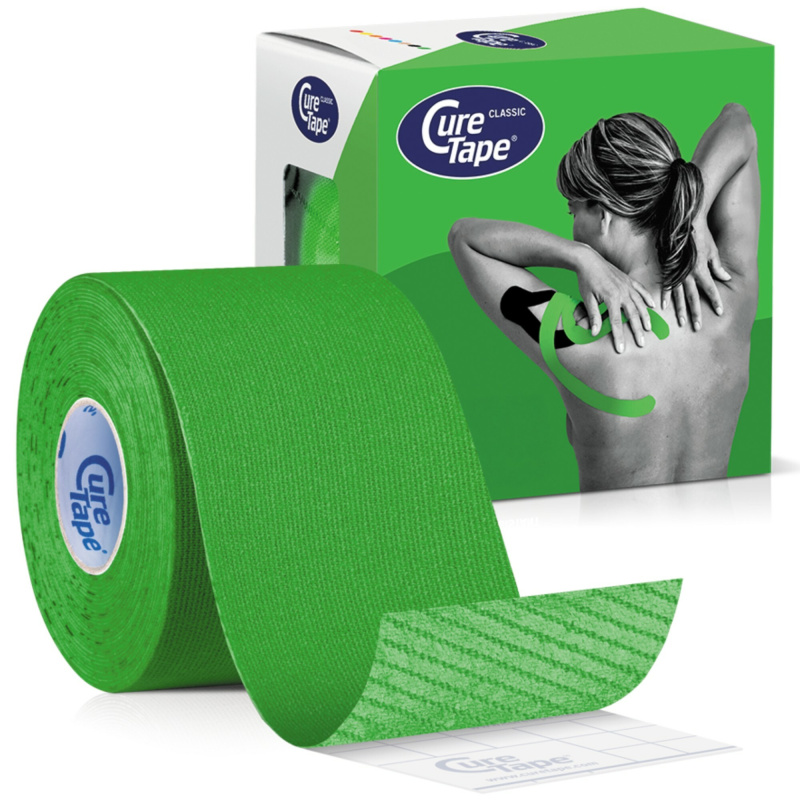CureTape Classic 5 cm x 5 m kineziologický tejp zelený