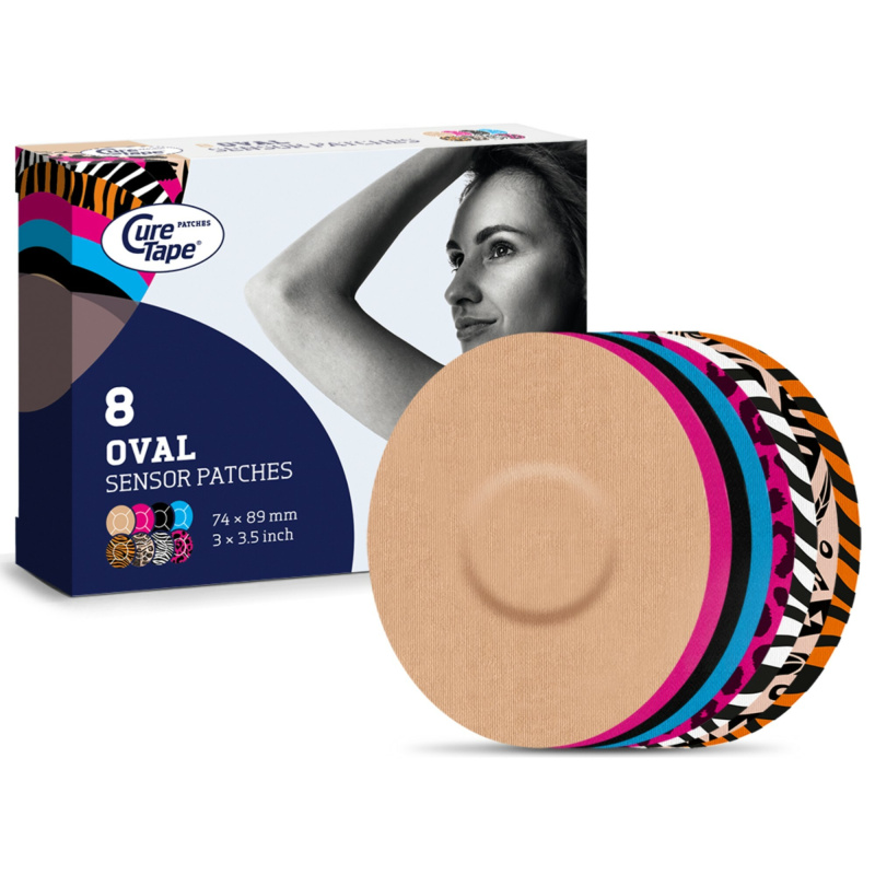 CureTape Sensor Patches náplasti na senzor 8 ks Art Mix