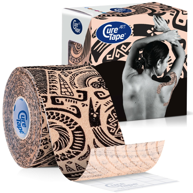 CureTape Art 5 cm x 5 m kineziologický tejp Tattoo