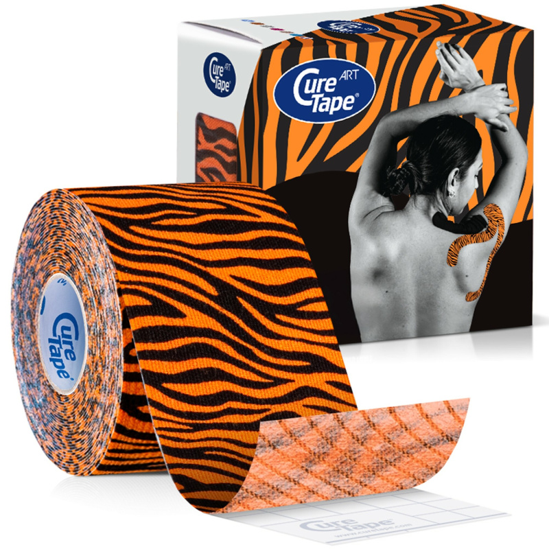 CureTape Art 5 cm x 5 m kineziologický tejp Tiger
