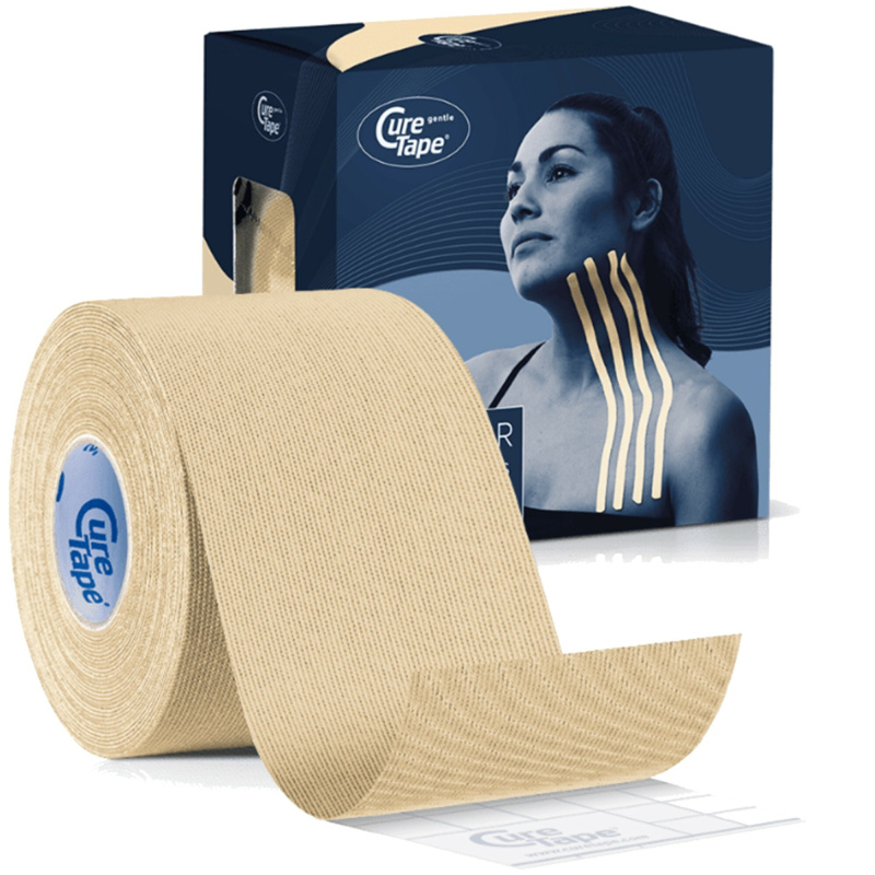 CureTape Gentle 5 cm x 5 m kineziologický tejp béžový