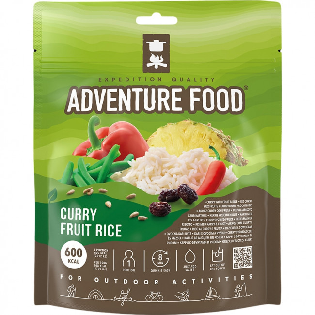 Adventure Food Curry Fruit Rice, lyofilizované jídlo