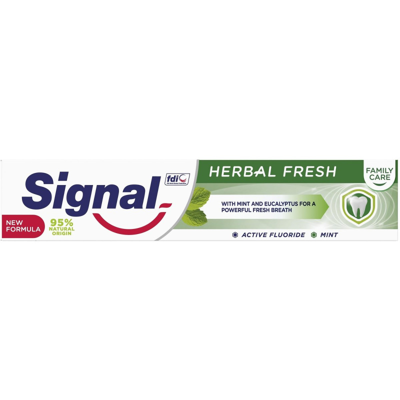 Signal Family Care Herbal Fresh zubní pasta pro běžnou péči