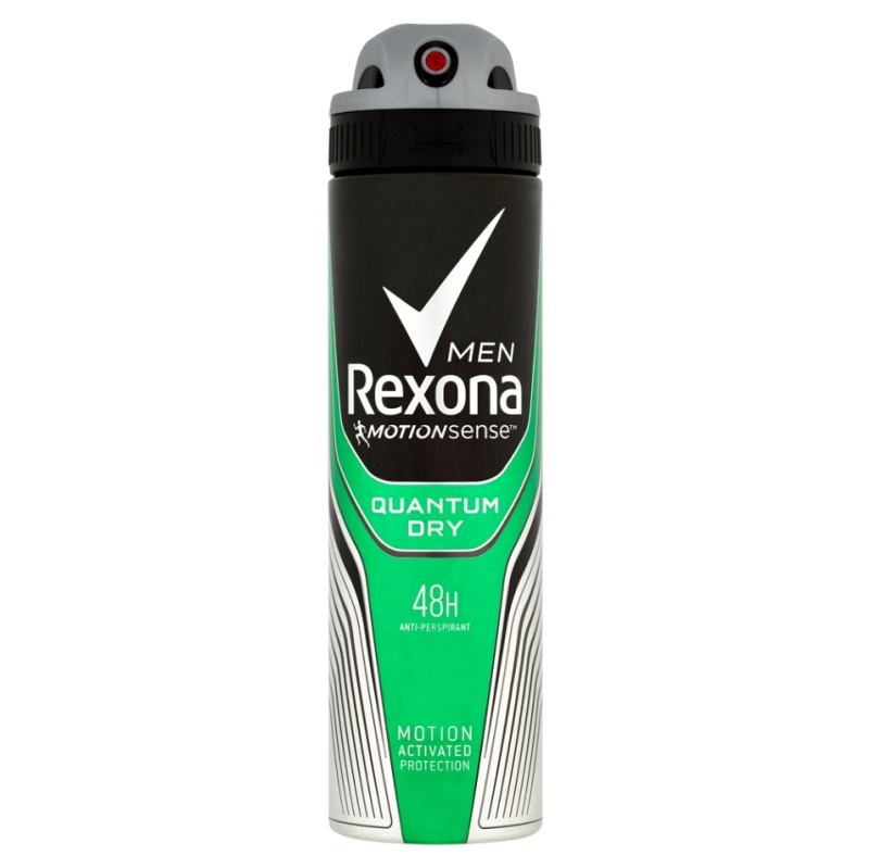 Rexona Men Antiperspirant antiperspirant ve spreji Dry Quantum 150 ml