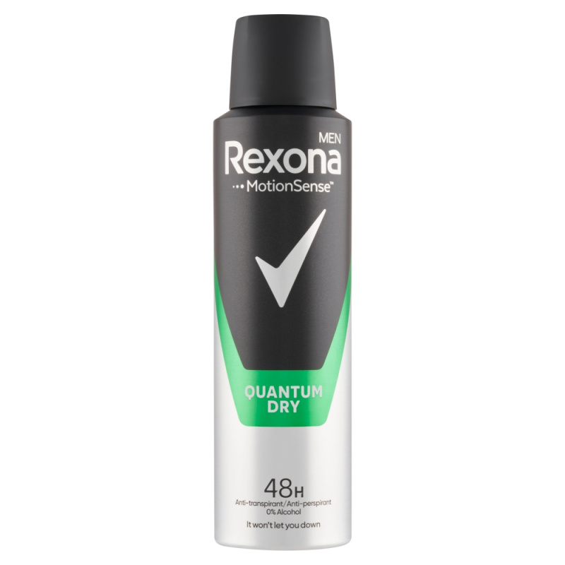 Rexona Men Antiperspirant antiperspirant ve spreji Dry Quantum 150 ml