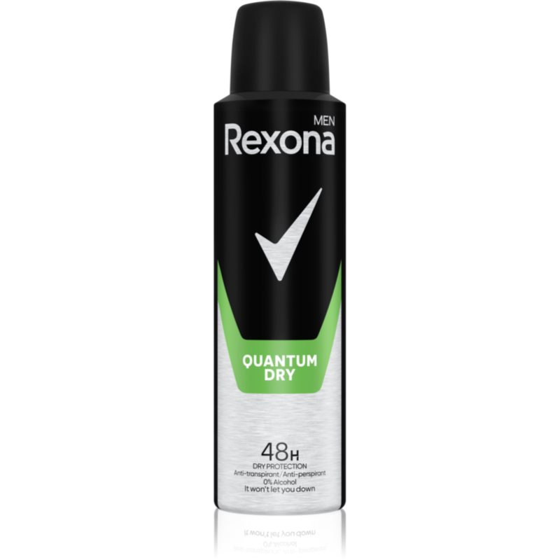 Rexona Men Antiperspirant antiperspirant ve spreji Dry Quantum 150 ml