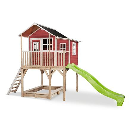 EXIT TOYS Zahradní cedrový domeček Exit Loft 750 červený