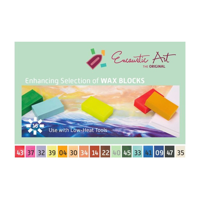 Sada vosků na enkaustiku (16ks) doplňková