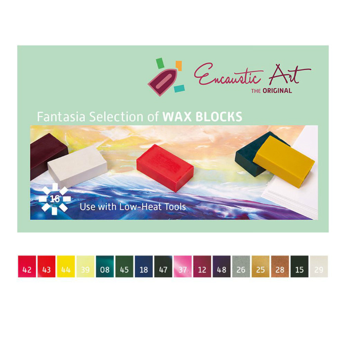 Sada vosků na enkaustiku (16ks) fantazie
